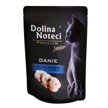 Пауч Dolina Noteci CAT Danie Для кошенят з тріскою та сардиною - 85 г - 85 г