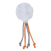 Іграшка Trixie для котів М'ячик з шнурком брязкальцем та котячою м'ятою плюш 4 см - 1 шт - 1 шт