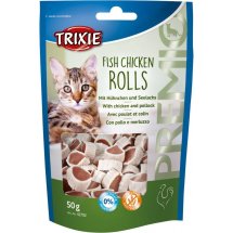 Ласощі Trixie Premio Fish Chicken Rolls для котів роли з куркою та рибою 50 г - 1 шт - 1 шт