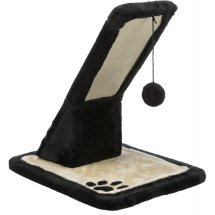 Дряпка Trixie для котів з 2 іграшками дощечка на підставці сизаль/плюш чорна 30х40х42 см - 1 шт - 1 шт