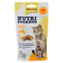 Вітамінні ласощі GimCat Nutri Pockets для котів для здоров'я серця та зору з сиром та таурином - 60 г - 60 г