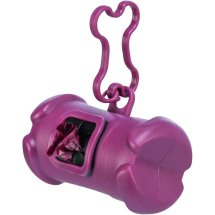 Контейнер-кісточка Trixie для збиральних пакетів пластикова з 1 рулоном пакетів для фекалій розмір М 15 шт - 1 шт