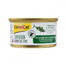 Корм вологий GimCat Shiny Cat Superfood для котів з тунцем та цукіні - 70 г - 70 г