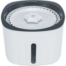 Поїлка-фонтан Trixie Flower для котів білий/сірий пластик 2 л 18.5х13х18.5 см - 1 шт - 1 шт