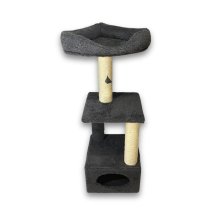 Дряпка Природа Д23 для котів з будиночком 36x36x115 см - 1 шт - 1 шт
