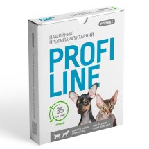Нашийник Provet PROFILINE для котів та собак інсектоакарицид кораловий - 35 см
