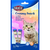 Ласощі Trixie Creamy Snacks для котів з тунцем і креветками 5 шт х 14 г - 1 шт - 1 шт