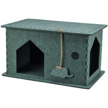 Будиночок Trixie Lene для котів фетр 54х30х35 см сірий - 1 шт - 1 шт