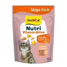 Вітаміни GimCat NUTRI VITAMIN BITES CHICKEN для котів мультивітамін з куркою - 425 г - 425 г