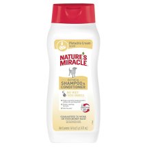 Шампунь - кондиціонер 8in1 Nature s Miracle для собак з ароматом вівсяного молока та фісташки - 473 мл