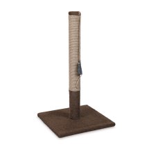 Дряпка стовпчик Природа Мімі для котів 36x36x66 см - Сірий - Коричневий