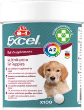 Вітаміни 8in1 Excel Multi Vitamin Puppy для цуценят та молодих собак, мультивітамін - 100 шт