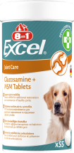 Вітаміни 8in1 Excel Glucosamine + MSM для цуценят та дорослих собак, для суглобів - 55 шт