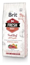 Сухий корм Brit Fresh Junior Large Breed для цуценят та молодих собак великих порід, з яловичиною та гарбузом - 12 кг