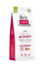 Сухий корм Brit Care Dog Sustainable Activity для собак з підвищеною активністю, з куркою та комахами - 12 кг