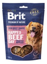 Ласощі для cобак Brit Premium Semi-moist Snacks Beef with Apples напіввологі з яловичиною і яблуками - 180 г