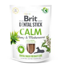 Ласощі для собак Brit Dental Stick Calm заспокійливі, коноплі та пустирник - 251 г