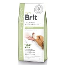Сухий корм Brit GF VetDiet Dog Diabetes для собак, при цукровому діабеті, з індичкою та горохом - 12 кг