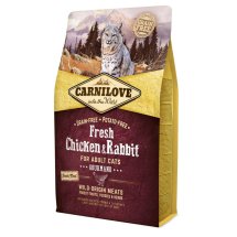 Сухий корм Carnilove Fresh Chicken & Rabbit для дорослих котів, курка та кролик - 2 кг