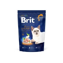 Сухий корм Brit Premium Cat by Nature Indoor для котів, які живуть у приміщенні, з куркою, 1 - 1.5 кг