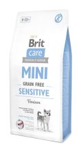 Сухий корм Brit Care GF Mini Sensitive для собак мініатюрних порід з чутливим травленням, з олениною - 7 кг