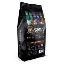 Savory Adult Cat Sensitive Digestion Fresh Lamb & Turkey Сухий корм для котів з чутливим травленням зі свіжим ягням та індичкою - 8 кг