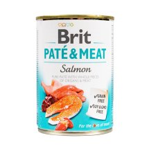 Вологий корм Brit Care Pate & Meat для собак, з лососем - 400 г