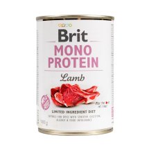 Вологий корм Brit Mono Protein Lamb для собак, з ягнятиною - 400 г