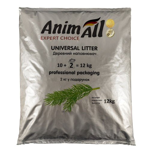 Наповнювач Animall Деревинний - 7.5 кг - 12 кг