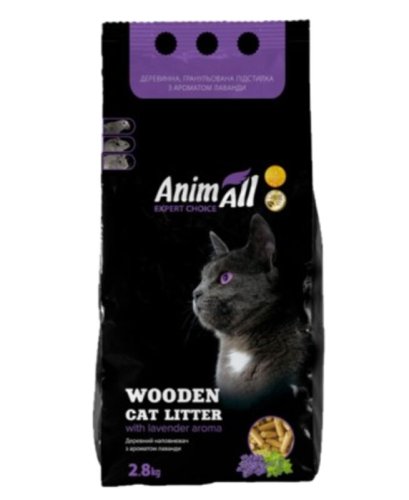 Наповнювач Animall Деревинний з ароматом лаванди - 5.3 кг - 2.8 кг