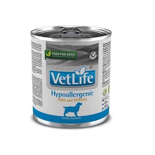 Вологий корм Farmina Dog Vet Life Hypoallergenic Fish & Potato дієтитчне харчування при харчовій алергії - 300 г