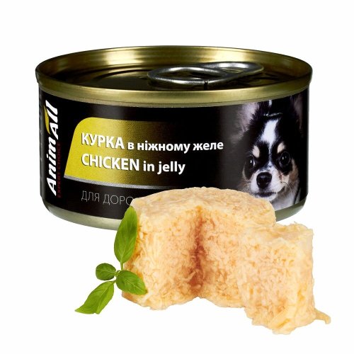 Вологий корм Animall Dog для з куркою в желе собак - 85 г