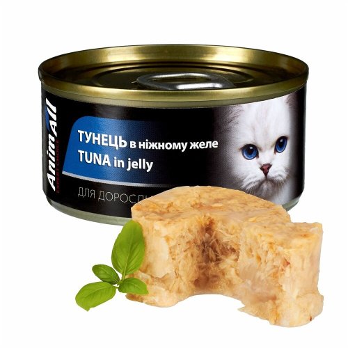 Вологий корм Animall Cat з тунцем в желе для котів - 85 г - 85 г