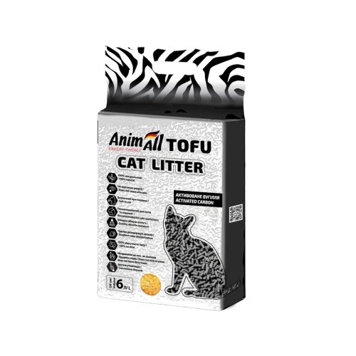 Наповнювач Animall ТОФФУ з активованим вугіллям - 4.66кг/10 л - 2.6кг/6 л
