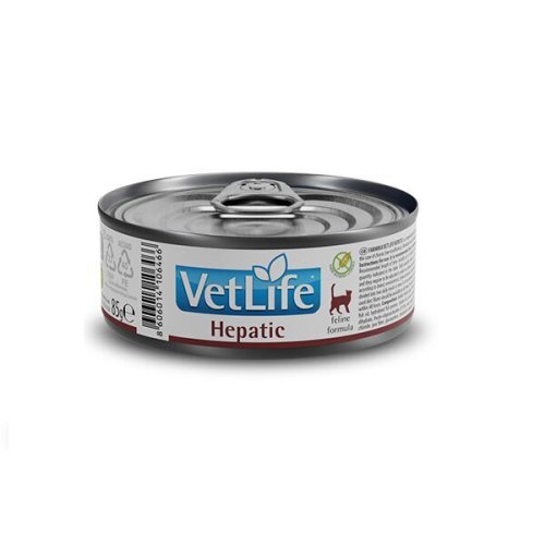 Вологий корм Farmina Cat Vet Life HEPATIC дієтитчне харчування при хронічній печінковій недостатності - 85 г - 85 г