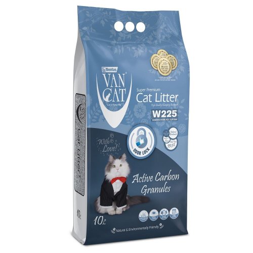 Наповнювач VanCat Бентоніт з гранулами активованого вугілля - 8.5 кг - 8.5 кг