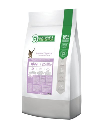 Сухий корм Nature's Protection Cat Sensitive digestion для дорослих котів з чутливим травленням - 7 кг - 18 кг