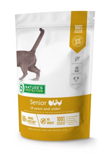 Сухий корм Nature's Protection Cat Senior Беззерновий для літніх котів - 400 г - 400 г