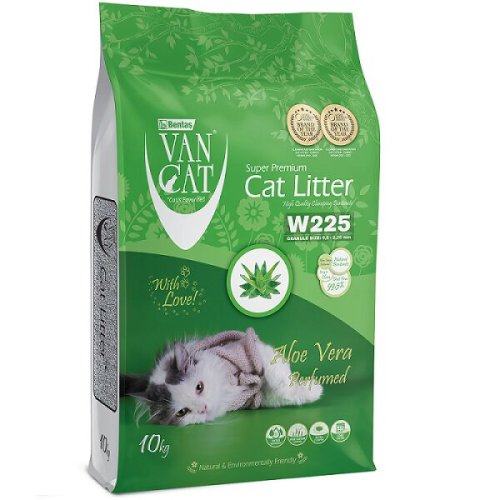 Наповнювач VanCat Бентоніт аромат Алое Вера - 5 кг - 10 кг