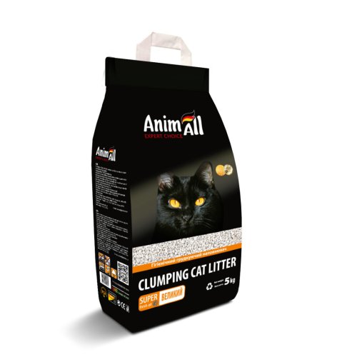 Наповнювач Animall Бентонітовий велика фракція - 5 кг - 5 кг