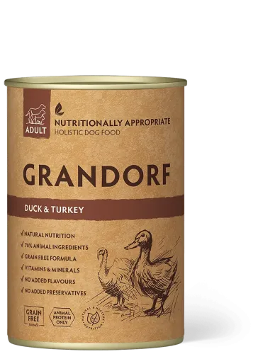 Вологий корм Grandorf Dog Duck Turkey Adult для собак з качкою та індичкою - 400 г