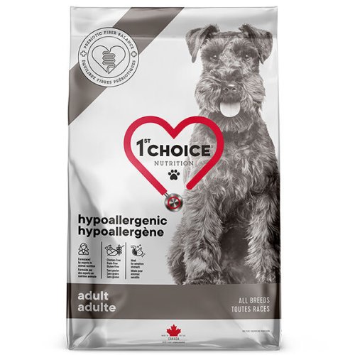 Сухий корм 1st Choice Dog Adult Hypoallergenic Фест Чойс Гіпоаллергенний Качка беззерновий для собак - 11 кг