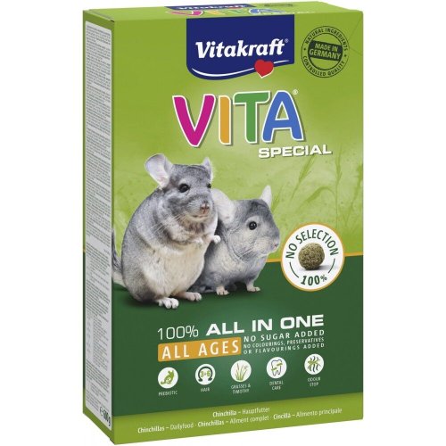 Корм Vitakraft Premium Menu Vital для шиншил - 600 г