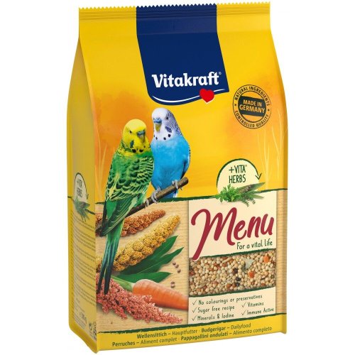 Корм Vitakraft Menu для хвилястих папуг - 500 г
