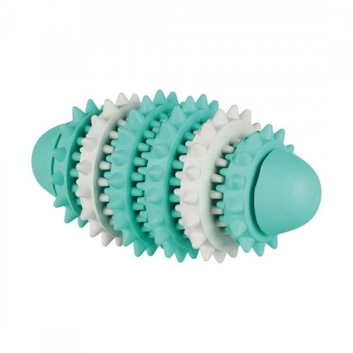 Іграшка Trixie Denta Fun для собак М'яч-котушка регбі м ятний смак гума 15 см - 1 шт