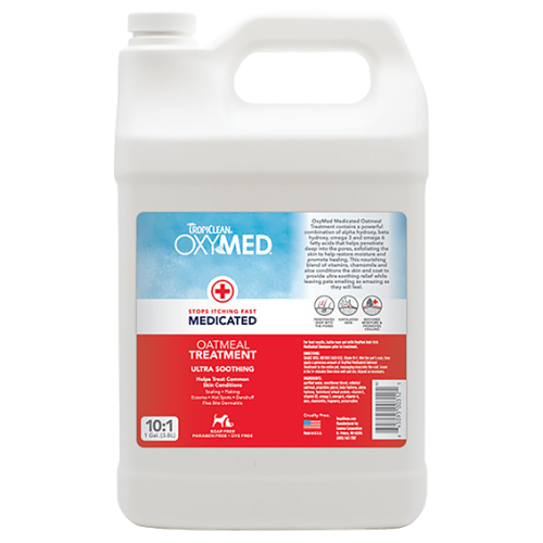 Кондиціонер TropiClean OxyMed "Проти свербежу" концентрат 1:10 для собак та котів - 3.8 л