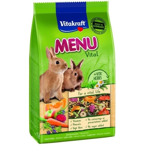 Корм Vitakraft Premium Menu Vital для декоративних гризунів для кроликів - 1 кг