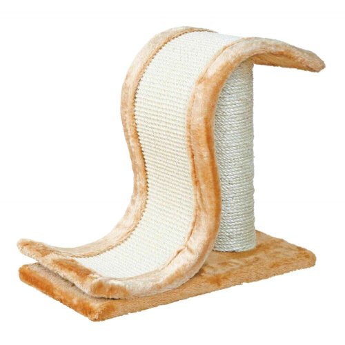 Дряпка-хвиля Trixie для котів Inca сизаль/плюш світло-коричнева 44х25х39 см - 1 шт