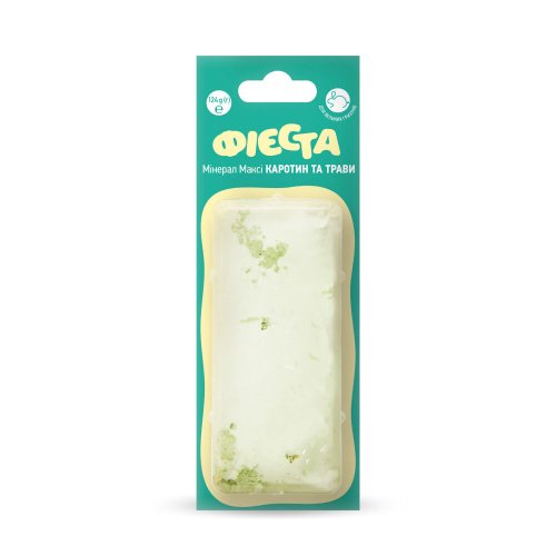 Мінерал Природа Фієста Максі для гризунів каротин та трави - 124 г