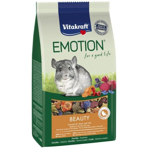 Корм Vitakraft Emotion Beauty Selection для шиншил для шкіри та шерсті - 600 г
